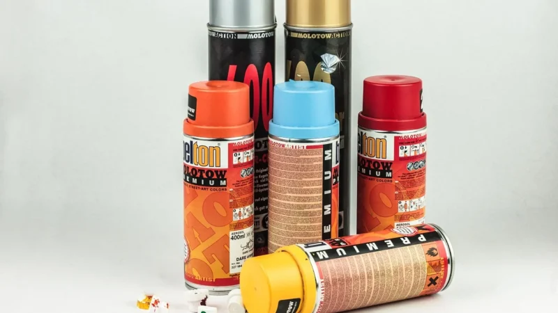 Biodur Farba Spray Czerwony RAL3020 0,4l
