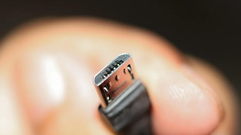 Karlik Gniazdo Pojedyncze USB-C Beżowy 1DGUSB7