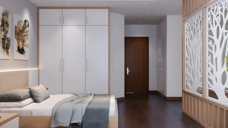 Perfectdoor Skrzydło Pełne Klasyk 80 Prawe Biały