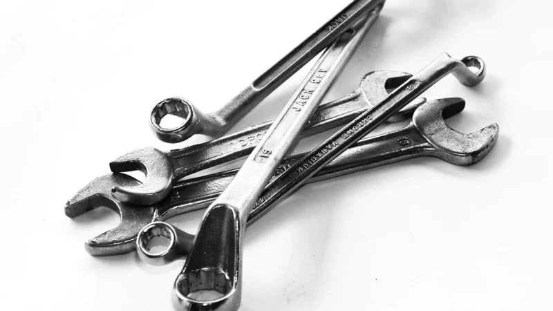 Silver Klucze Płasko Oczkowe Z Grzechotką 8-22 Proste 232029