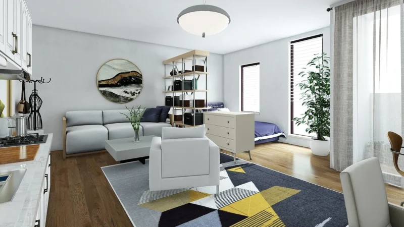 Sofa Rozkładana Z Materacem Nowoczesna Łóżko Emil