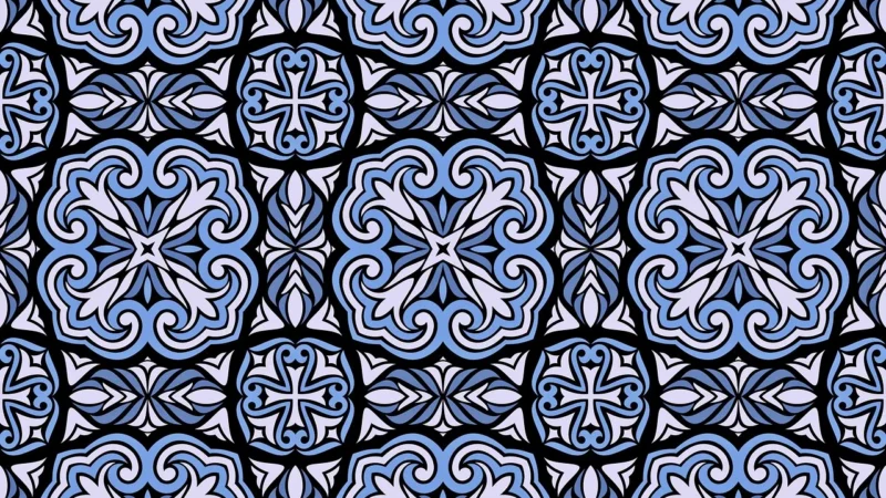 Tapeta Rolka Ornamenty Kafle 0,5x10m f-A-0056-j-a